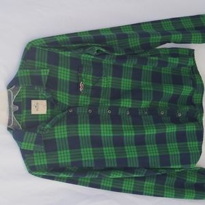 Hollister Flannel Long Sleeve Shirt L